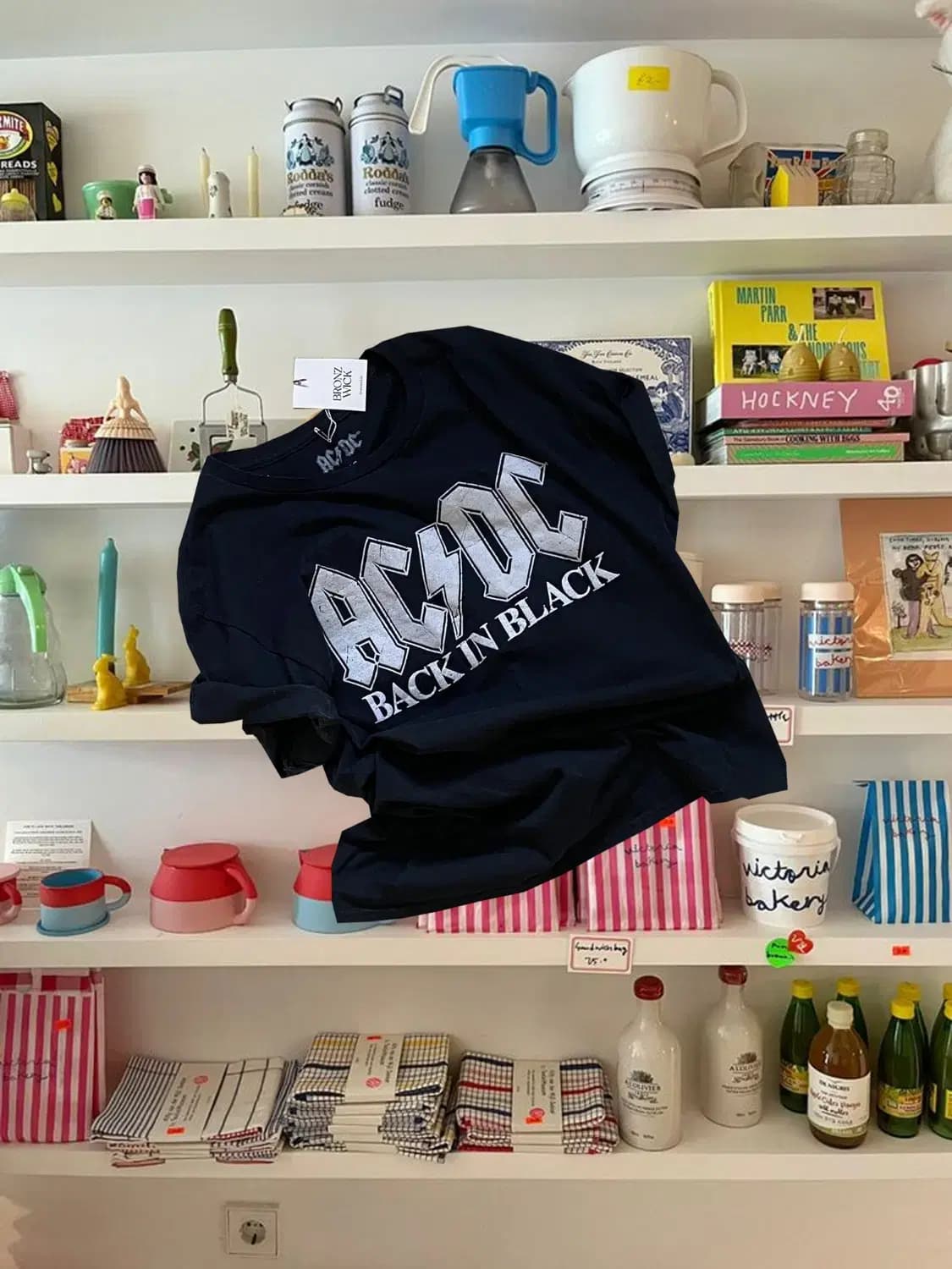 ACDC 프린팅 1/2 티셔츠 (Man L) 12409 상품이미지1