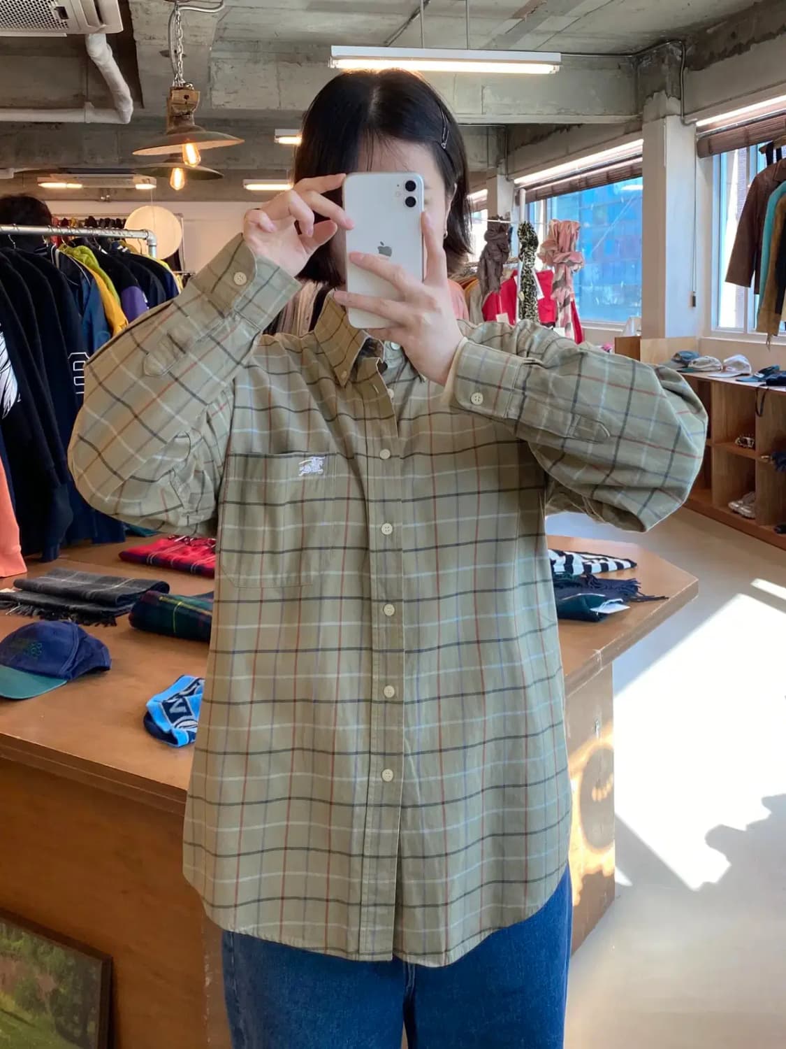 버버리 체크 셔츠 (Man XL) B0839 상품이미지2