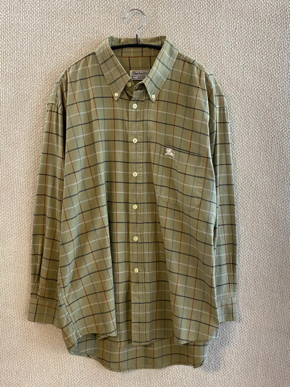 버버리 체크 셔츠 (Man XL) B0839 상품이미지3