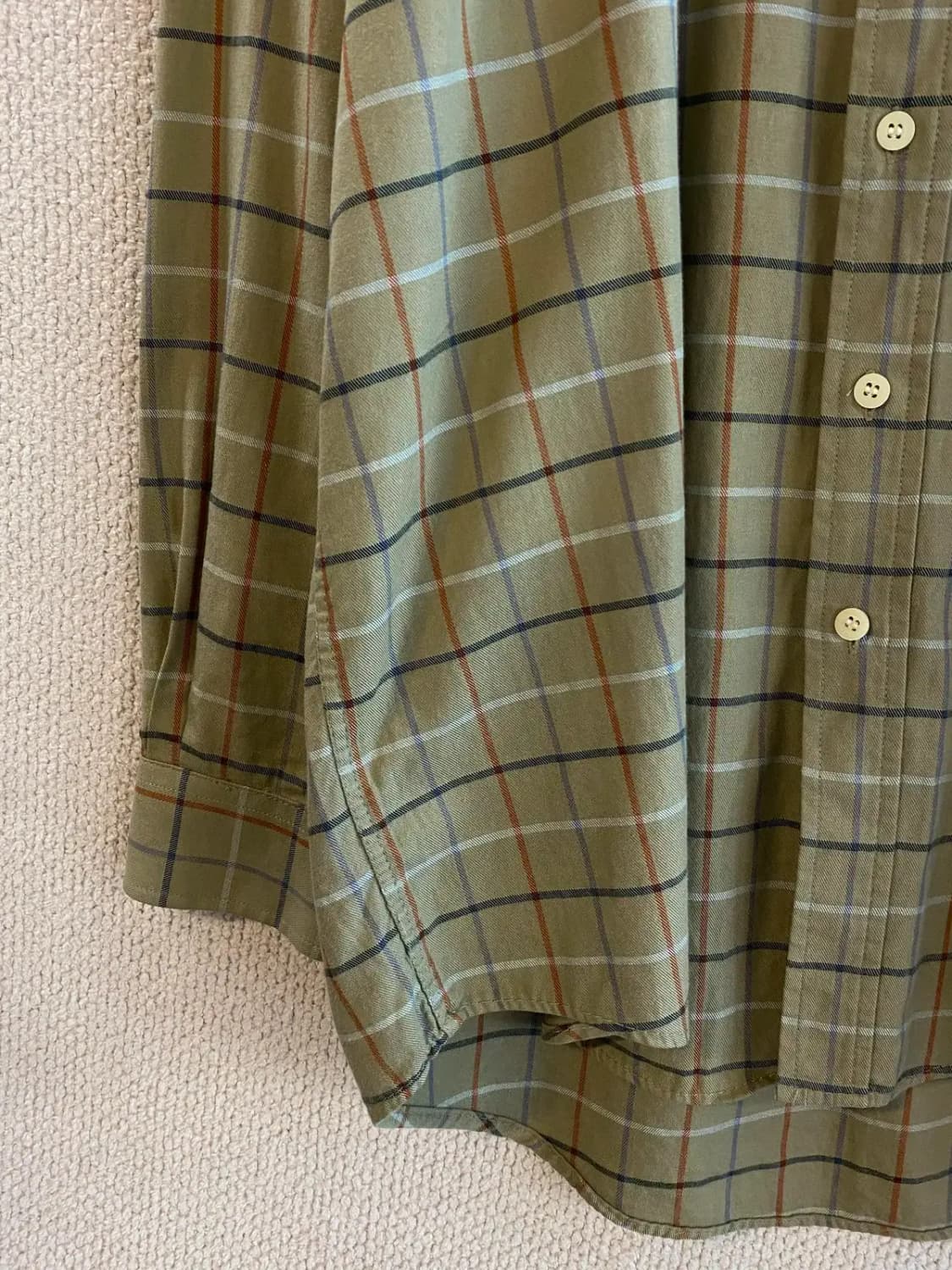 버버리 체크 셔츠 (Man XL) B0839 상품이미지5