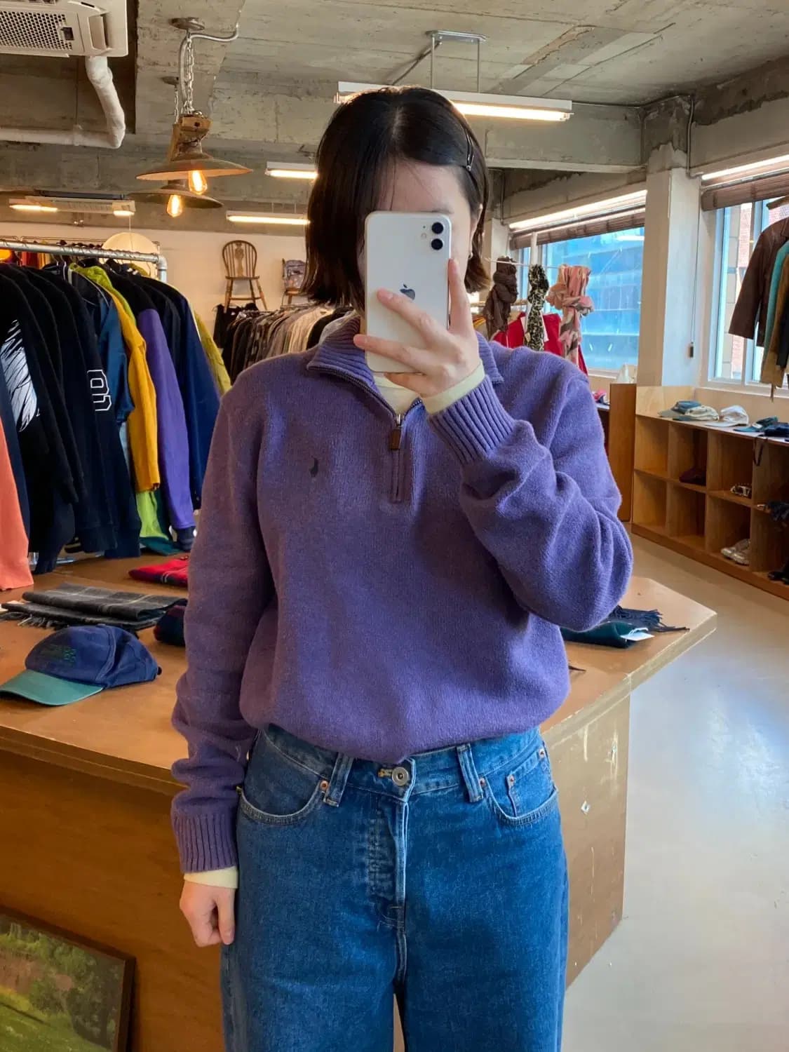 폴로 랄프로렌 하프 집업 (Man S~M) B0835 상품이미지1