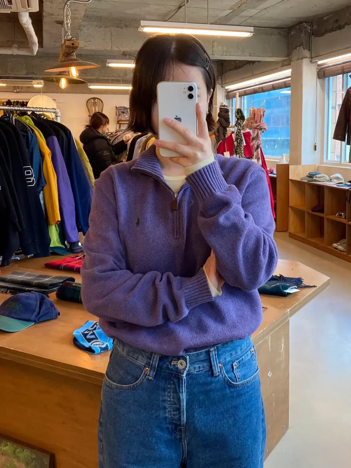 폴로 랄프로렌 하프 집업 (Man S~M) B0835 상품이미지2