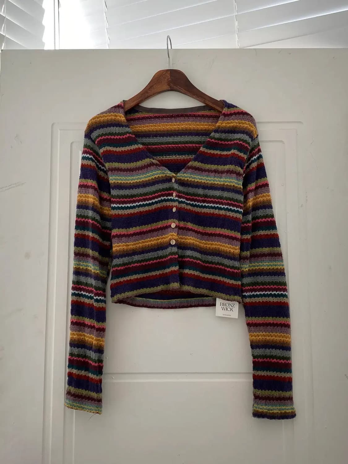 Vintage 스트라이프 니트 가디건 (Woman XS) 12427 상품이미지2