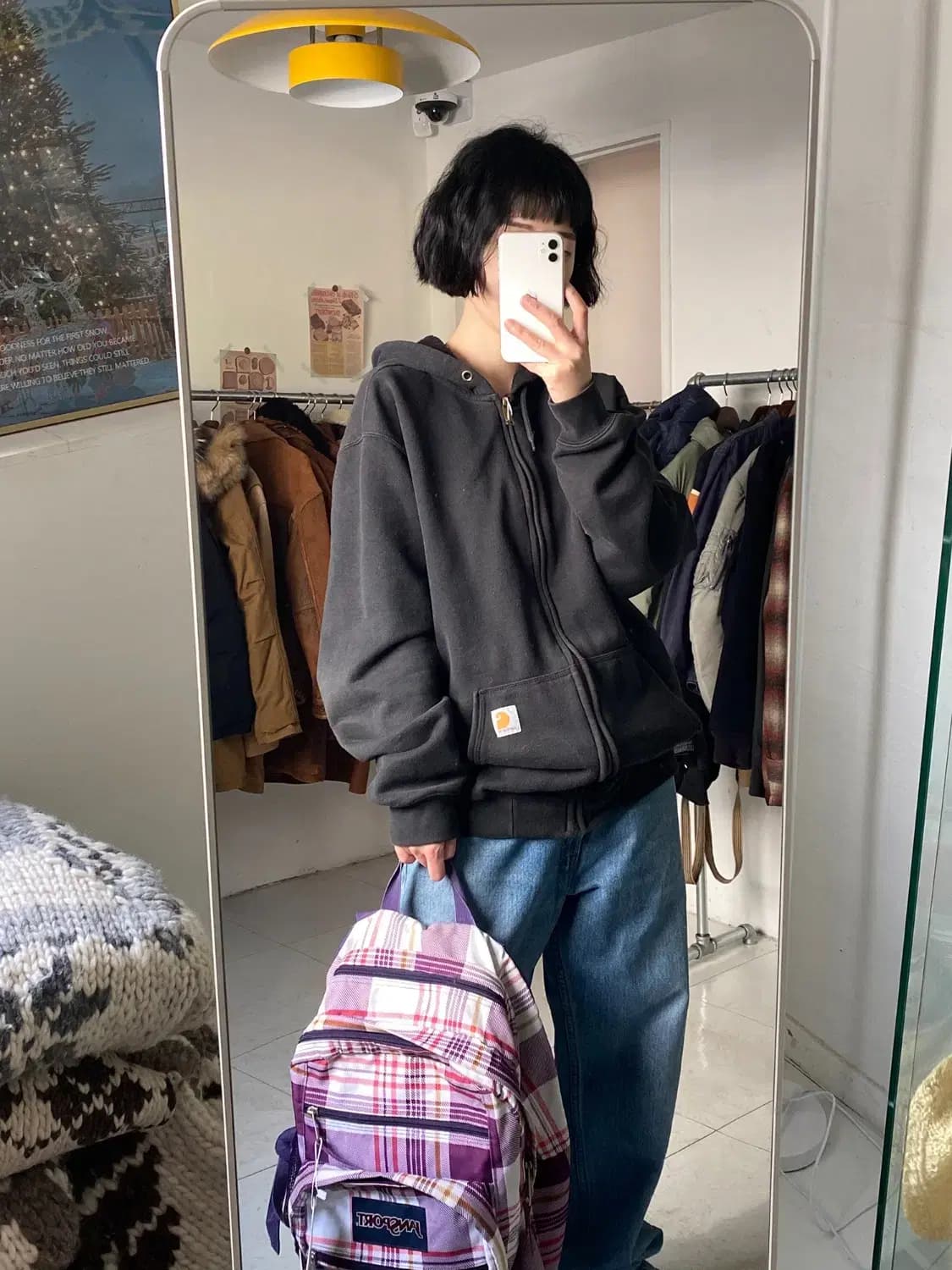 칼하트 기모 후드 집업 (Man XL) 12417 상품이미지1