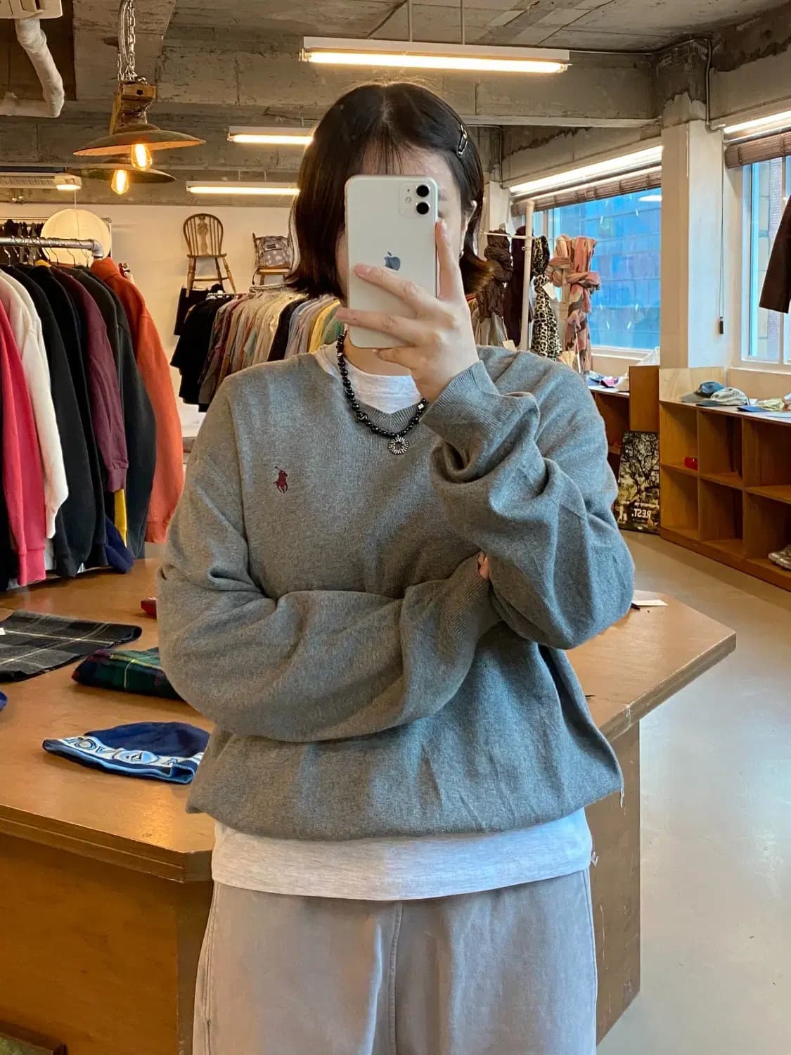 폴로 랄프로렌 브이넥 니트 (Man M) B0852 상품이미지1