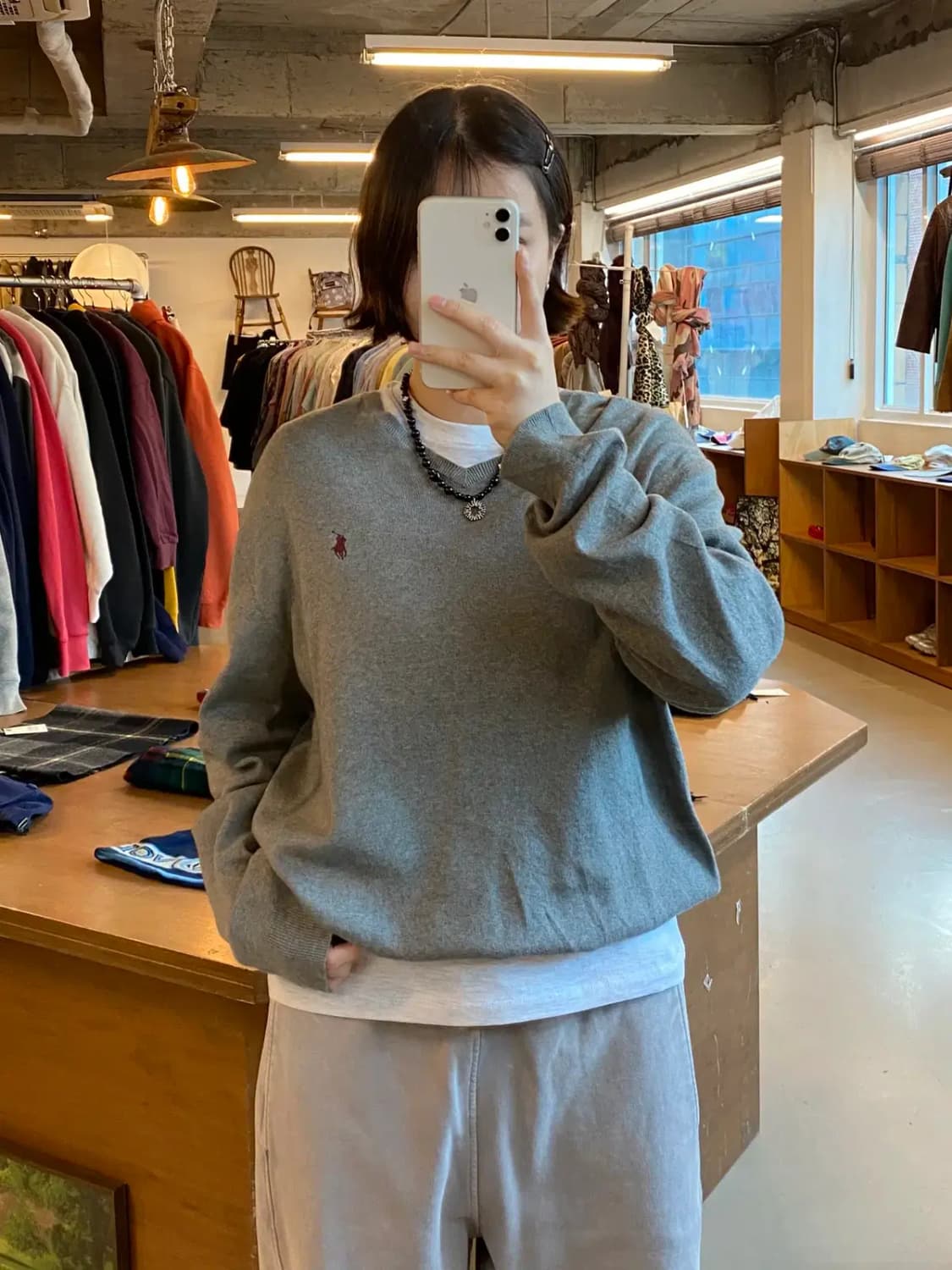 폴로 랄프로렌 브이넥 니트 (Man M) B0852 상품이미지2