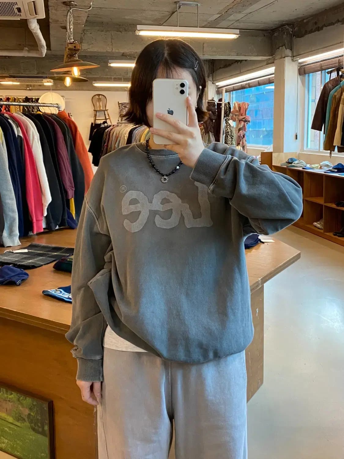 리 맨투맨 (Man XL) B0850 상품이미지1