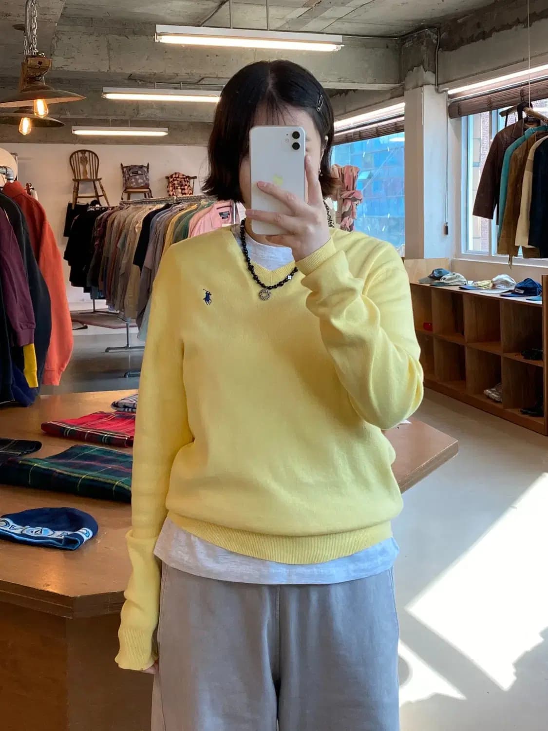 폴로 랄프로렌 브이넥 니트 (Woman M) B0848 상품이미지1