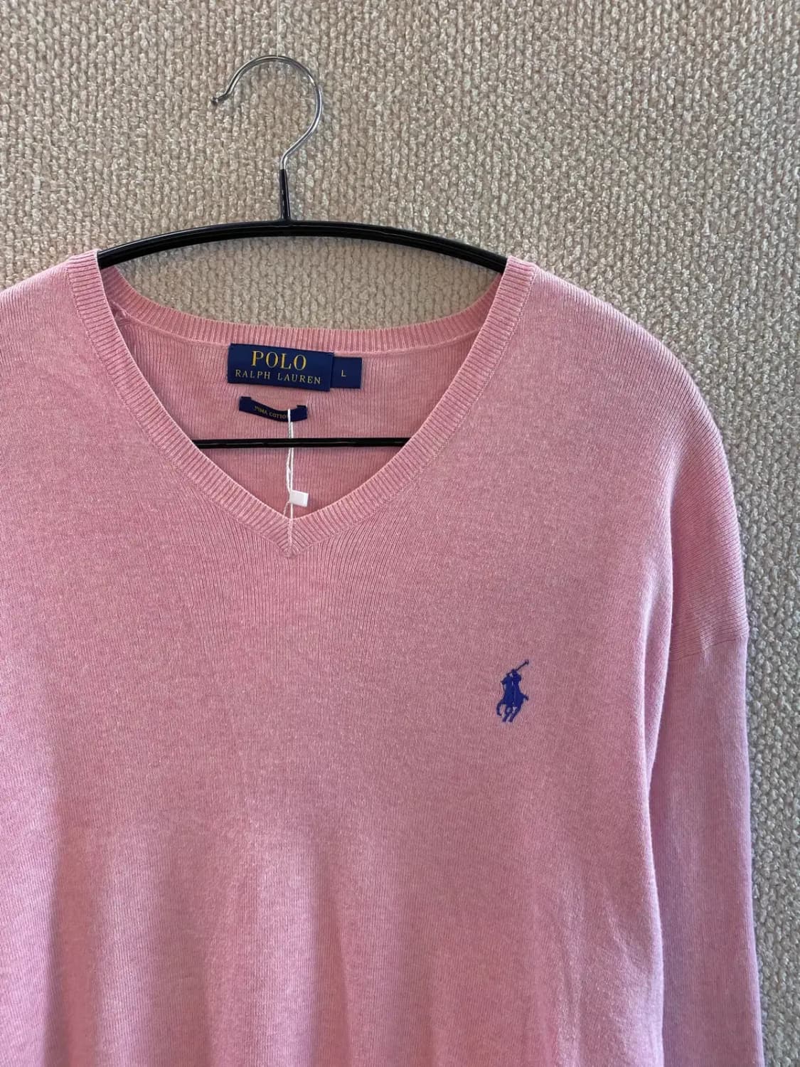 폴로 랄프로렌 브이넥 니트 (Man XL) B0866 상품이미지3