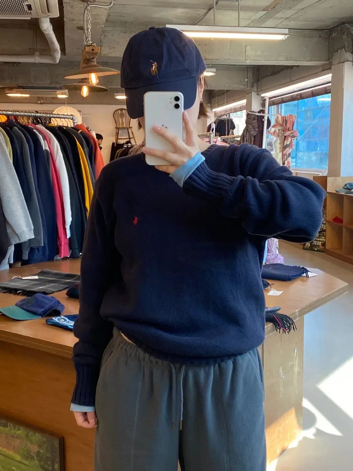 폴로 랄프로렌 라운드 니트 (Man S~M) B0863 상품이미지1