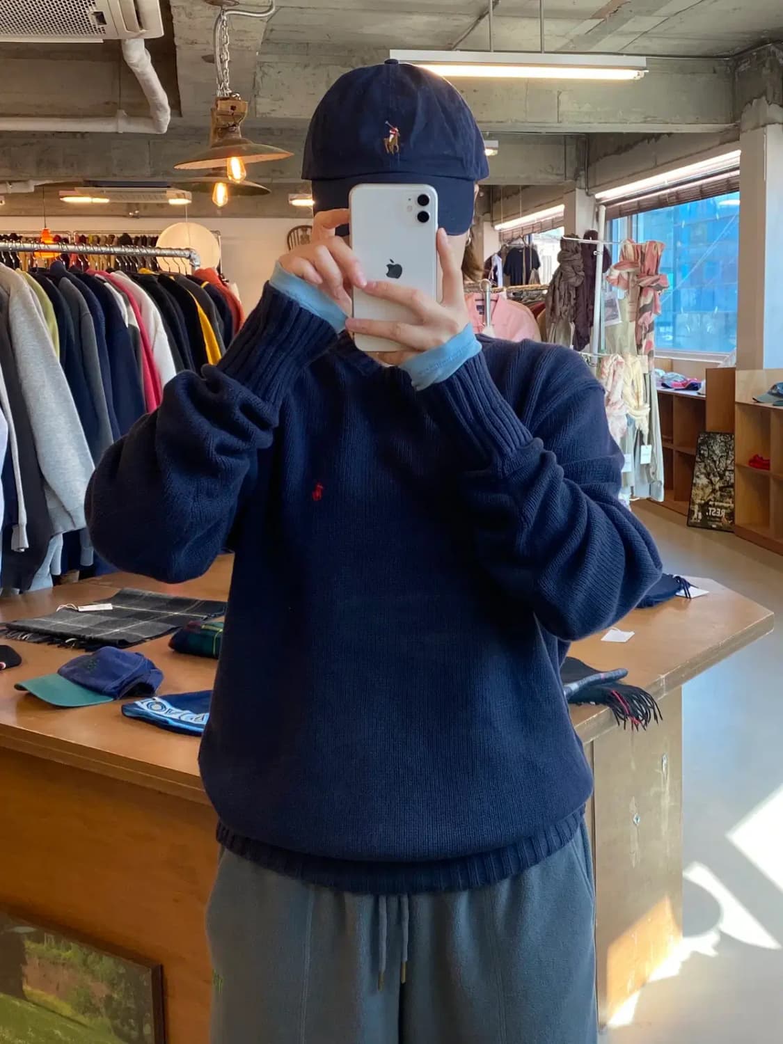 폴로 랄프로렌 라운드 니트 (Man S~M) B0863 상품이미지2