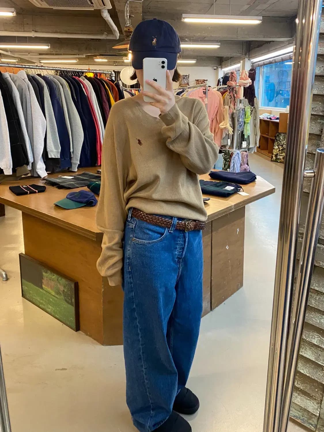 폴로 랄프로렌 브이넥 니트 (Man L) B0891 상품이미지1