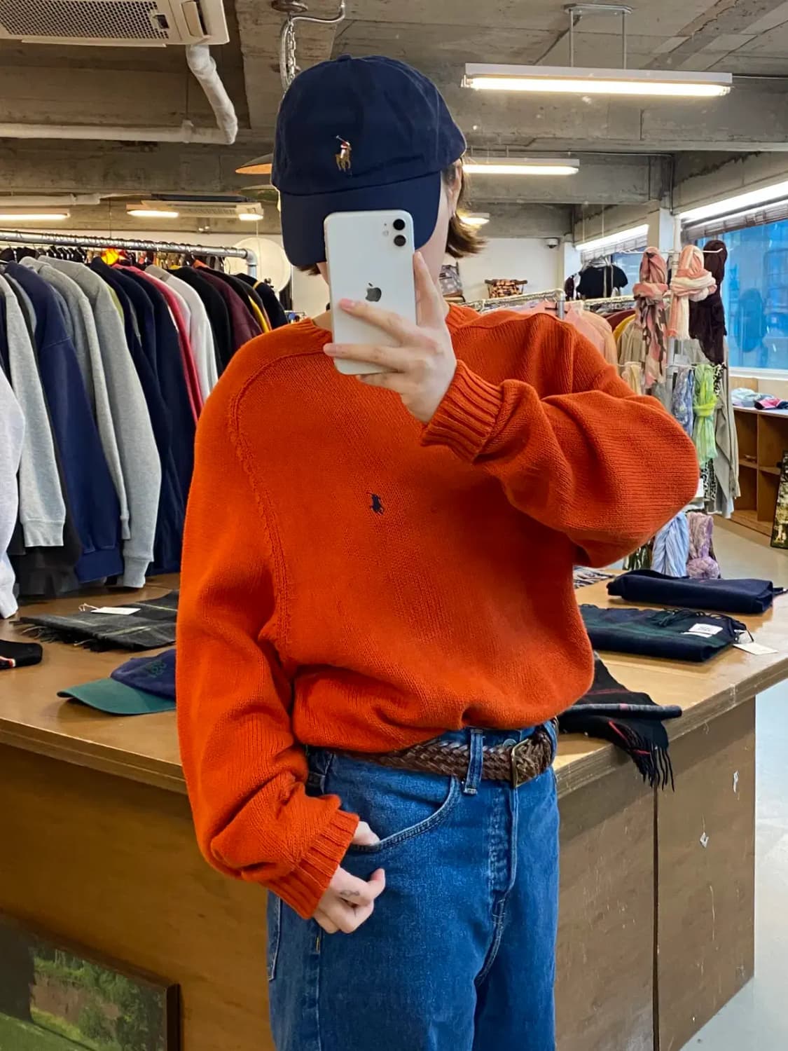 폴로 랄프로렌 라운드 니트 (Man XL) B0883 상품이미지2