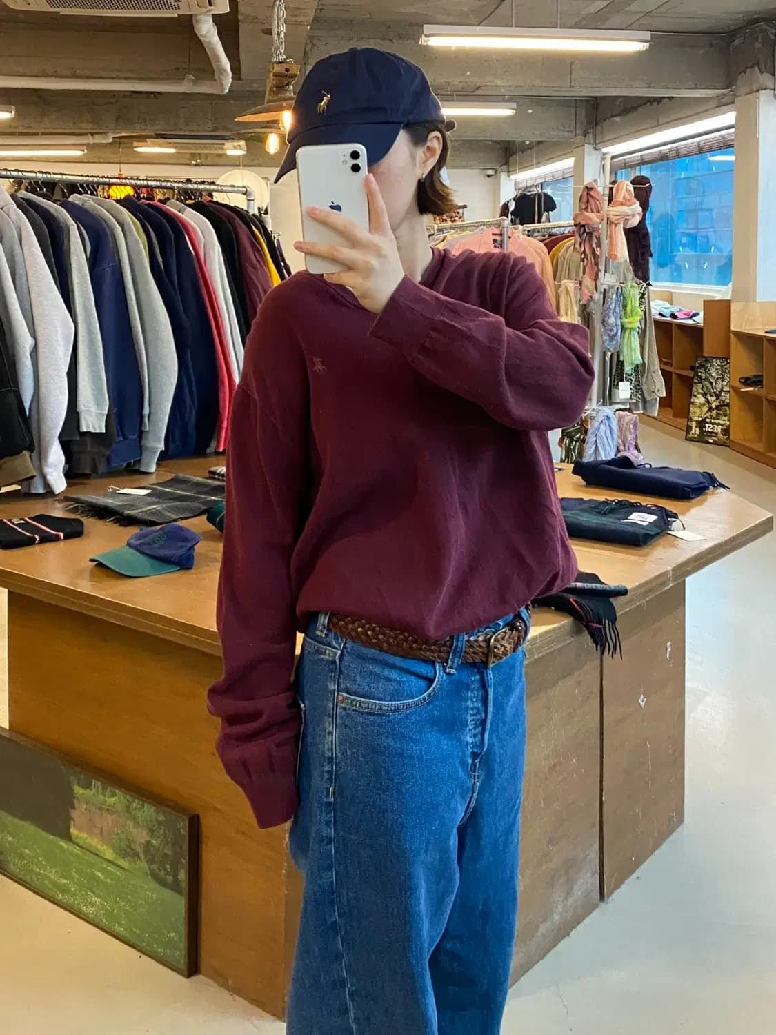 폴로 랄프로렌 브이넥 니트 (Man L) B0882 상품이미지1