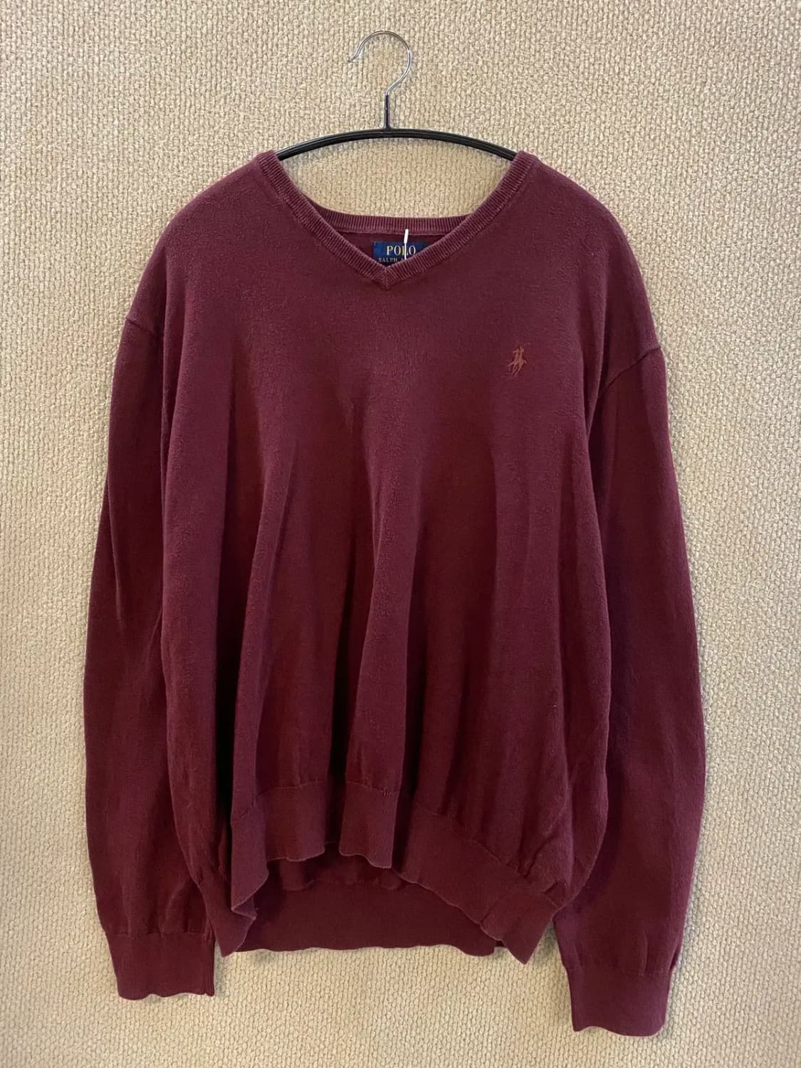 폴로 랄프로렌 브이넥 니트 (Man L) B0882 상품이미지3