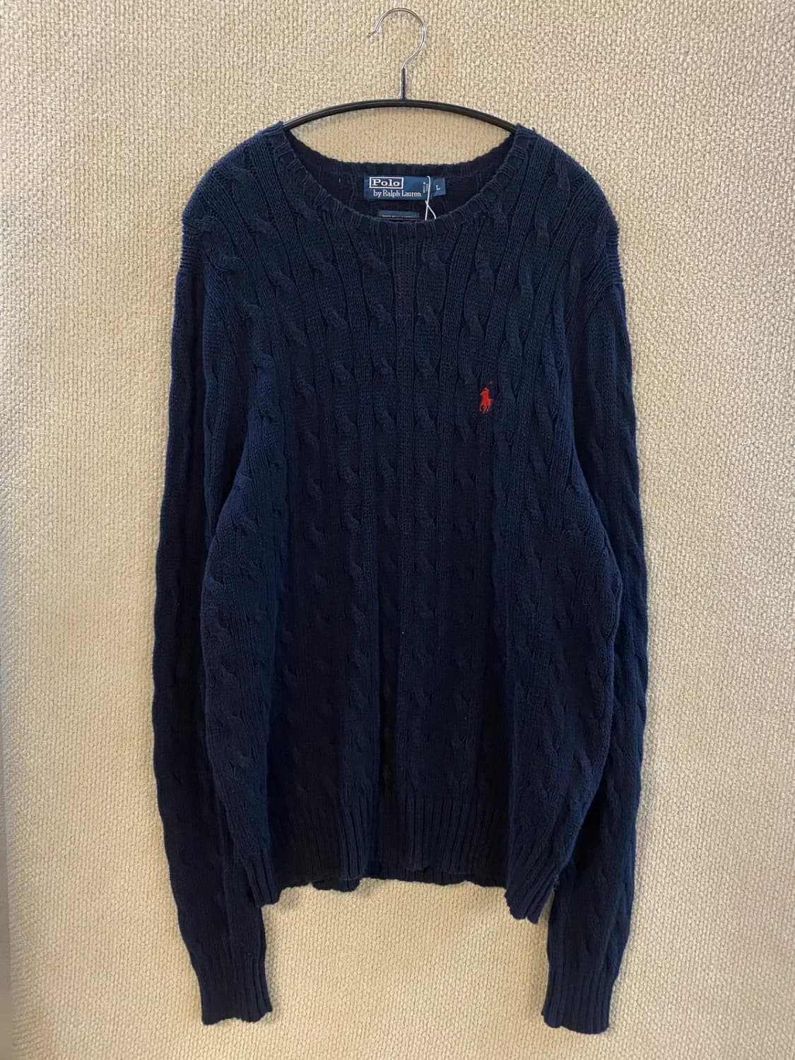 폴로 랄프로렌 케이블 니트 (Man L) B0879 상품이미지3