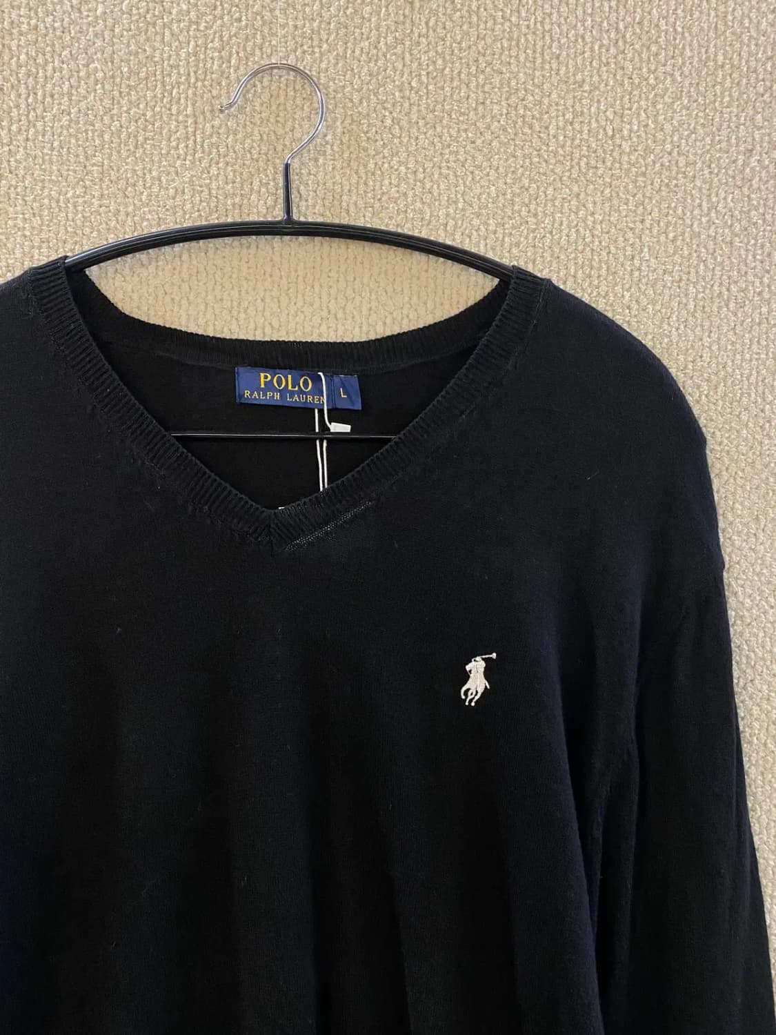 폴로 랄프로렌 브이넥 니트 (Man L) B0878 상품이미지4