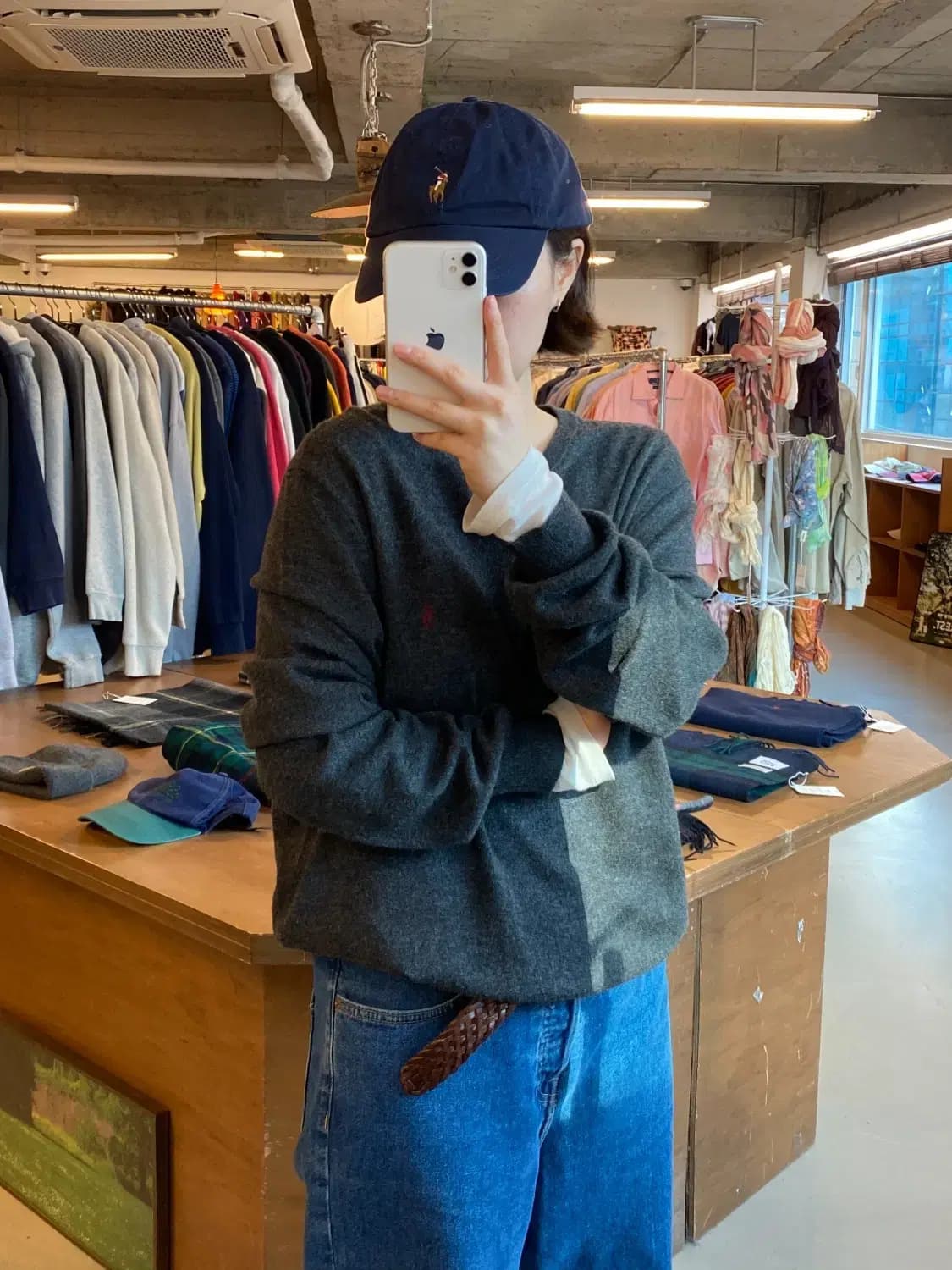 폴로 랄프로렌 브이넥 니트 (Man L) B0913 상품이미지1