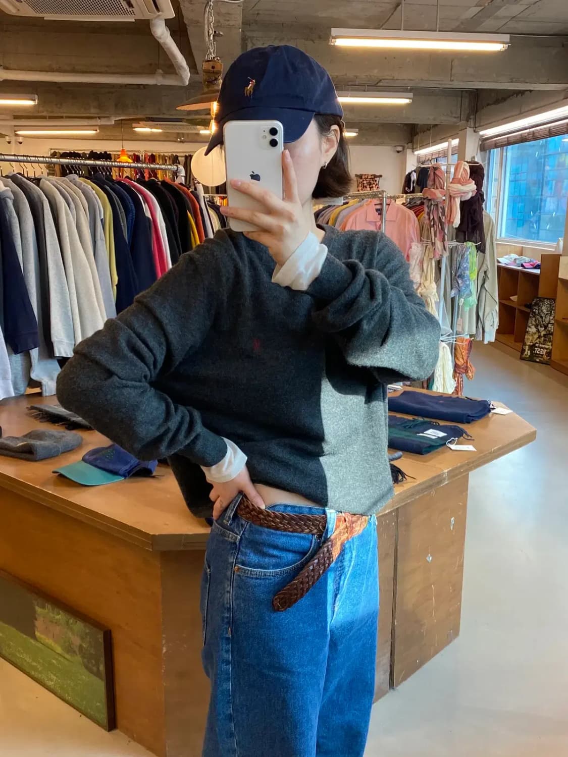 폴로 랄프로렌 브이넥 니트 (Man L) B0913 상품이미지2