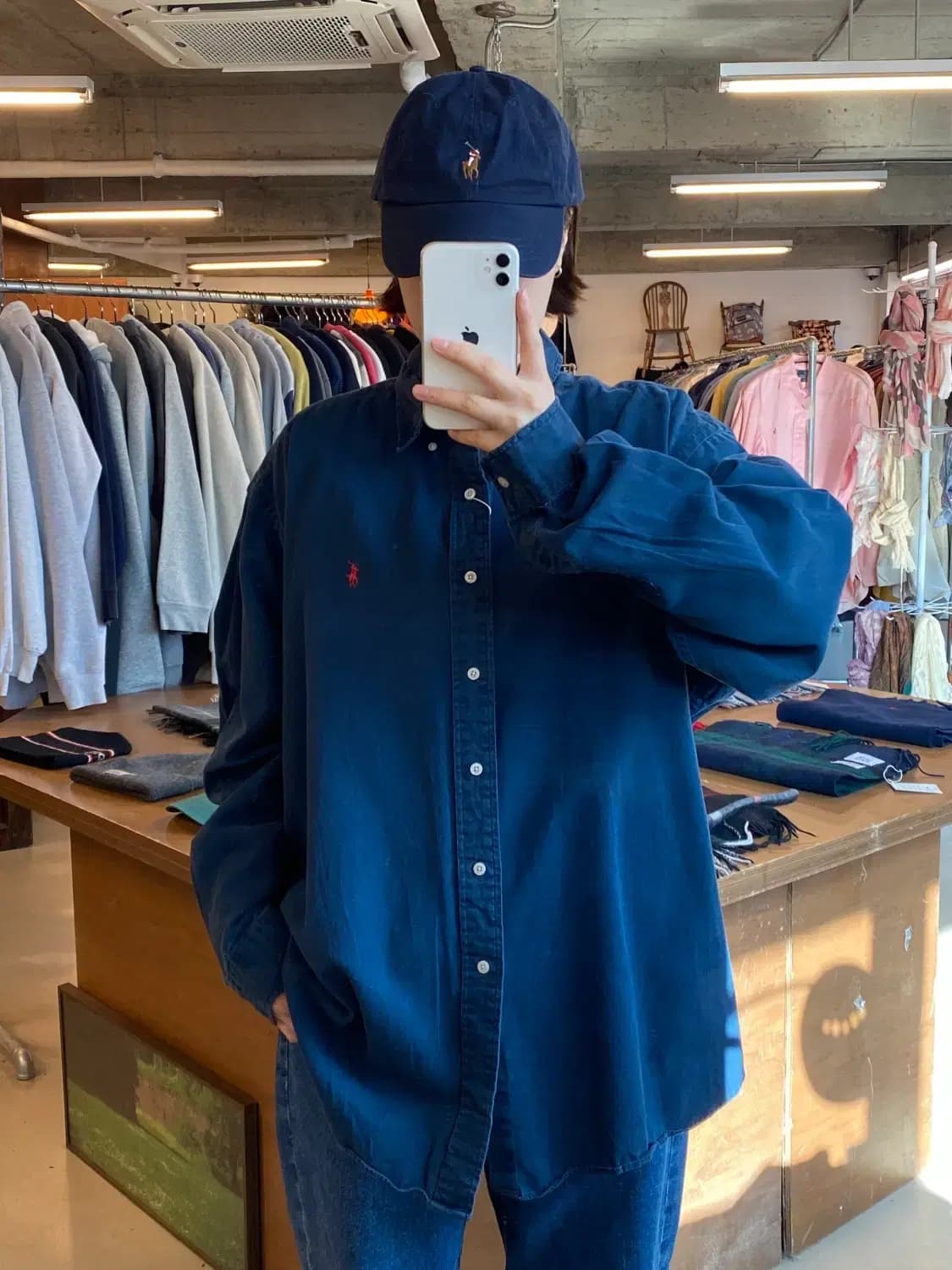 폴로 랄프로렌 솔리드 셔츠 (Man 2XL) B0911 상품이미지1