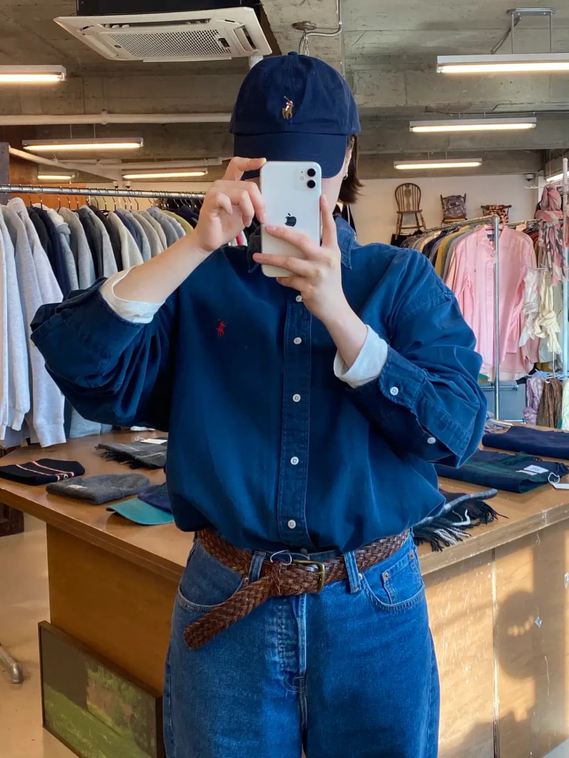 폴로 랄프로렌 솔리드 셔츠 (Man 2XL) B0911 상품이미지2