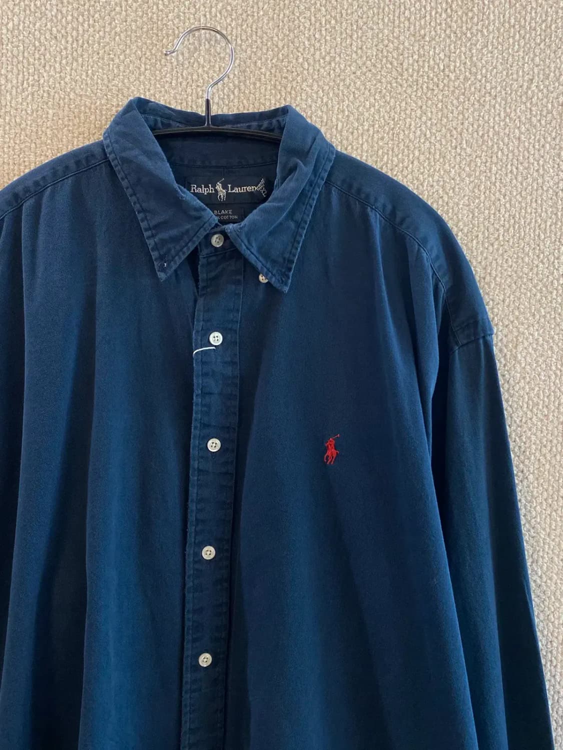 폴로 랄프로렌 솔리드 셔츠 (Man 2XL) B0911 상품이미지4