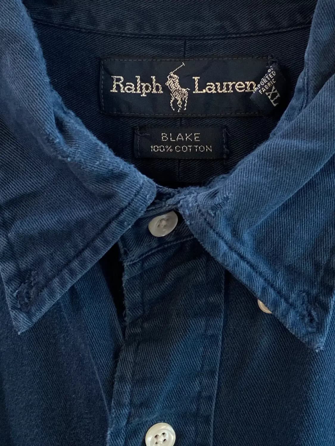 폴로 랄프로렌 솔리드 셔츠 (Man 2XL) B0911 상품이미지7