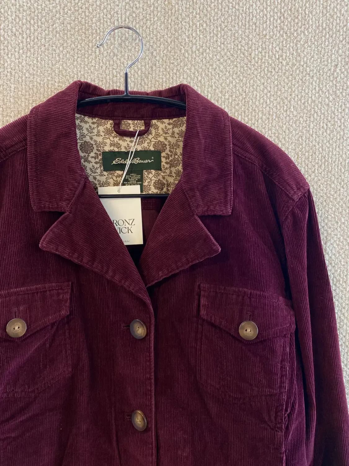 에디바우어 코듀로이 자켓 (Woman L) B0910 상품이미지3