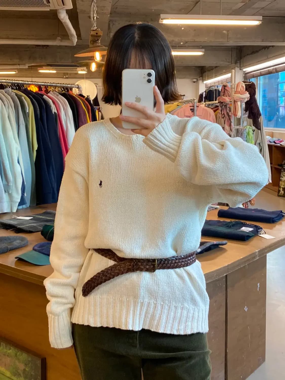 폴로 랄프로렌 라운드 니트 (Man XL) B0906 상품이미지3