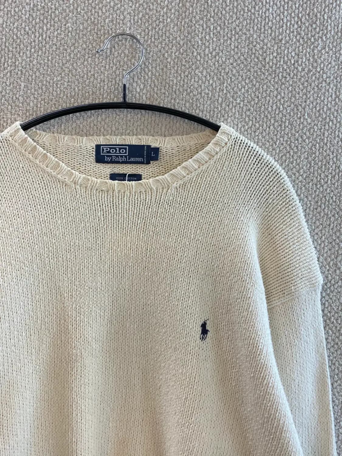 폴로 랄프로렌 라운드 니트 (Man XL) B0906 상품이미지5