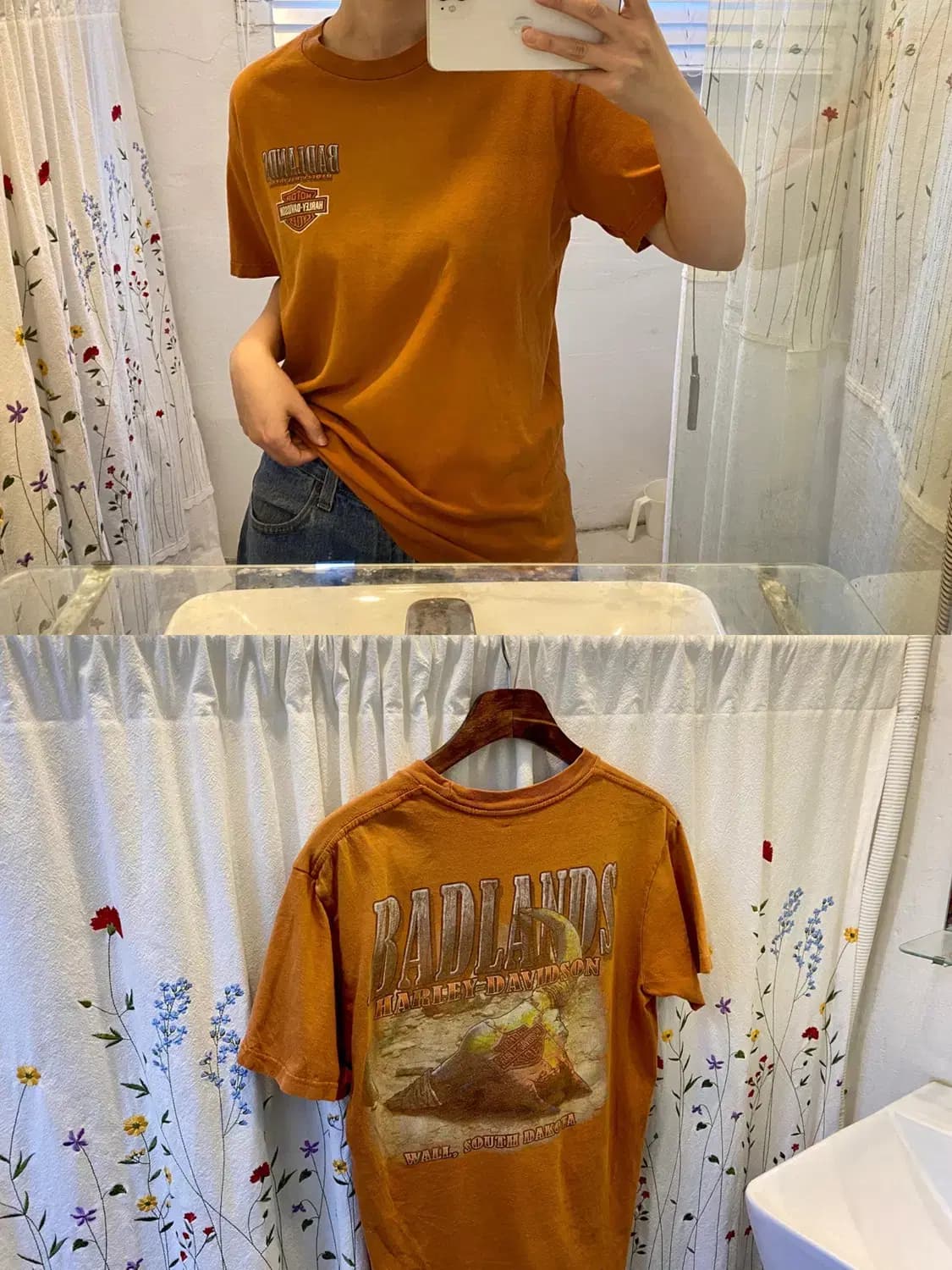 할리데이비슨 프린팅 1/2 티셔츠 (Man M) 12448 상품이미지1