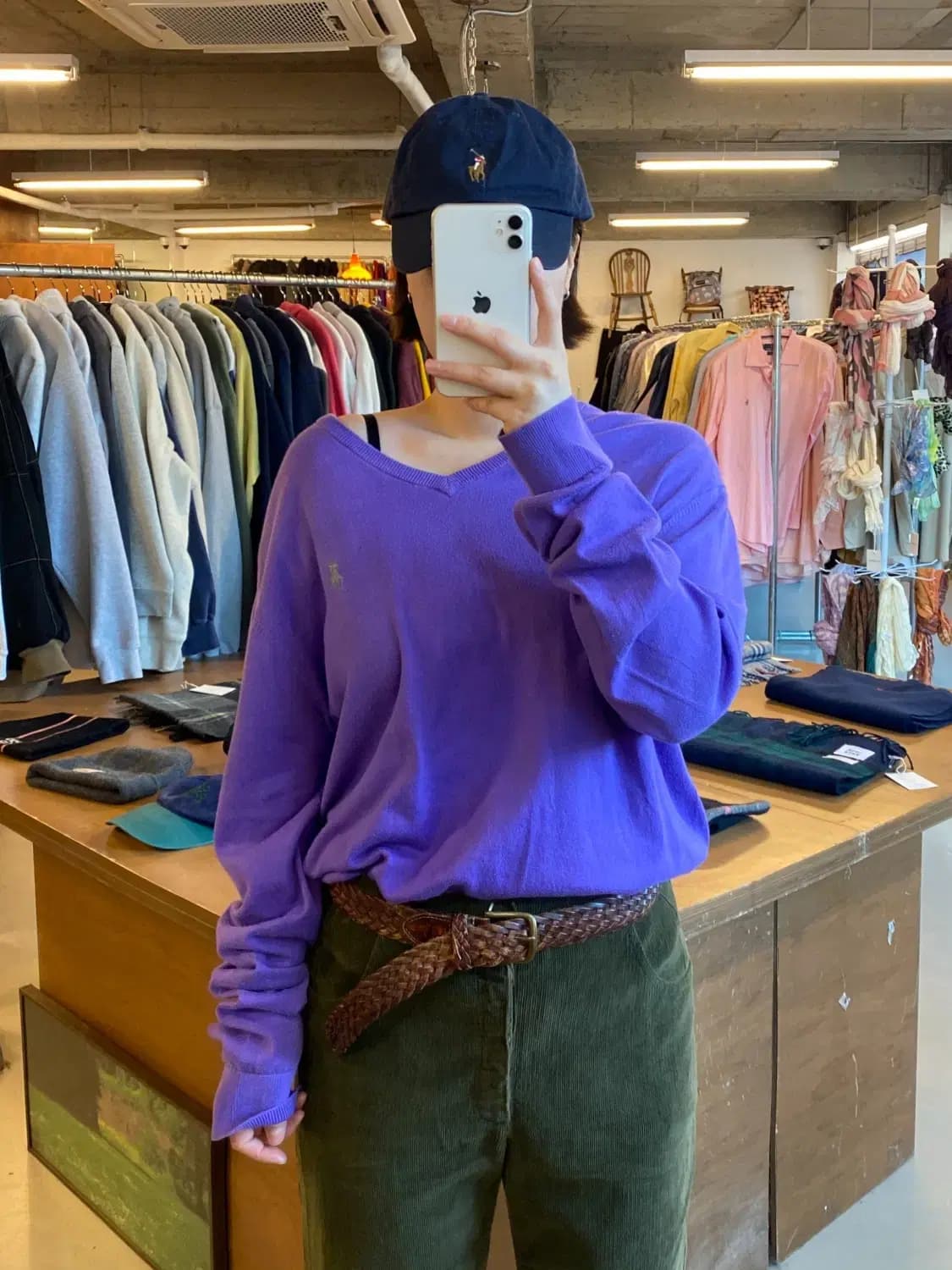 폴로 랄프로렌 브이넥 니트 (Man L) B0897 상품이미지1