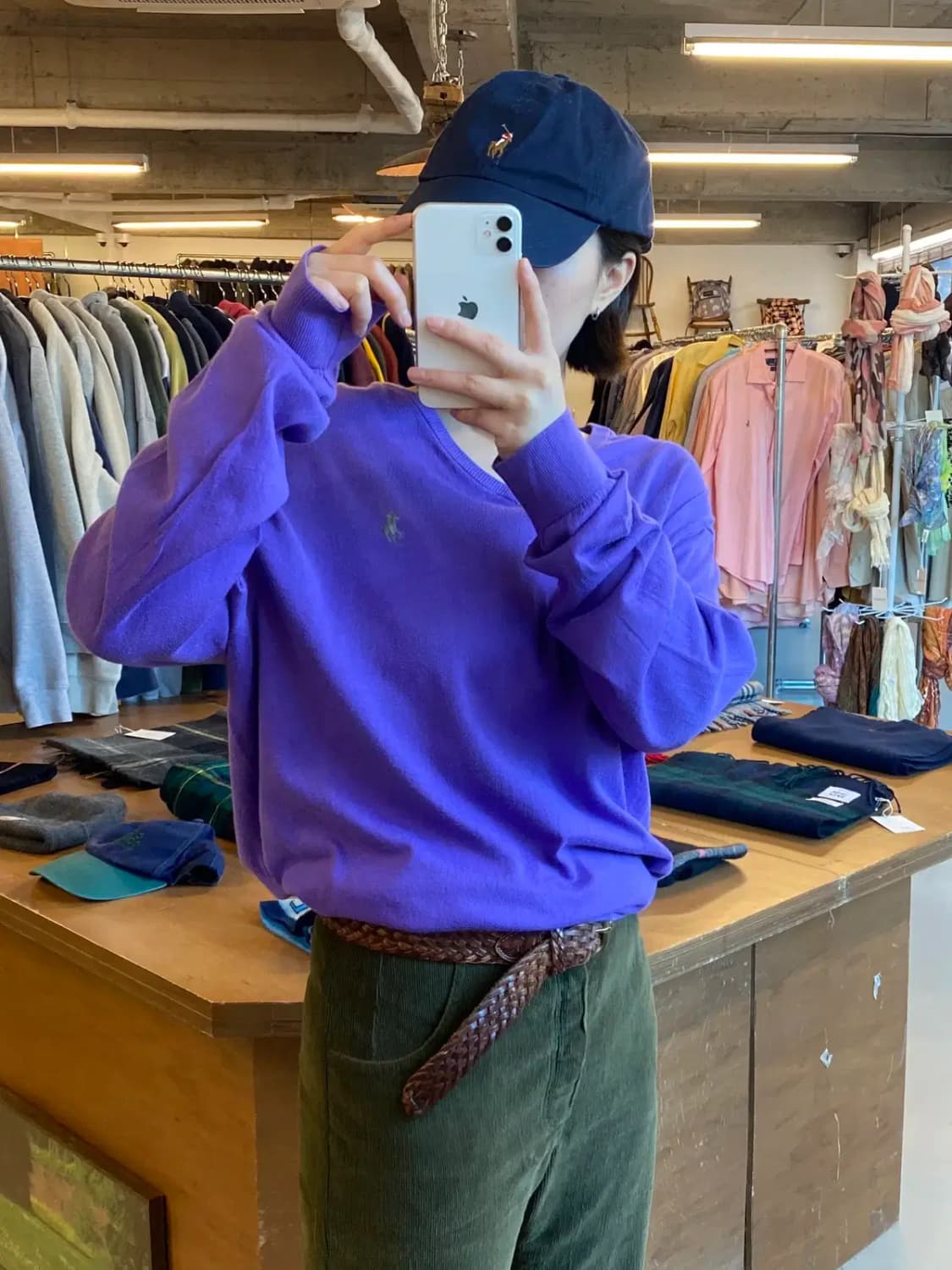 폴로 랄프로렌 브이넥 니트 (Man L) B0897 상품이미지2