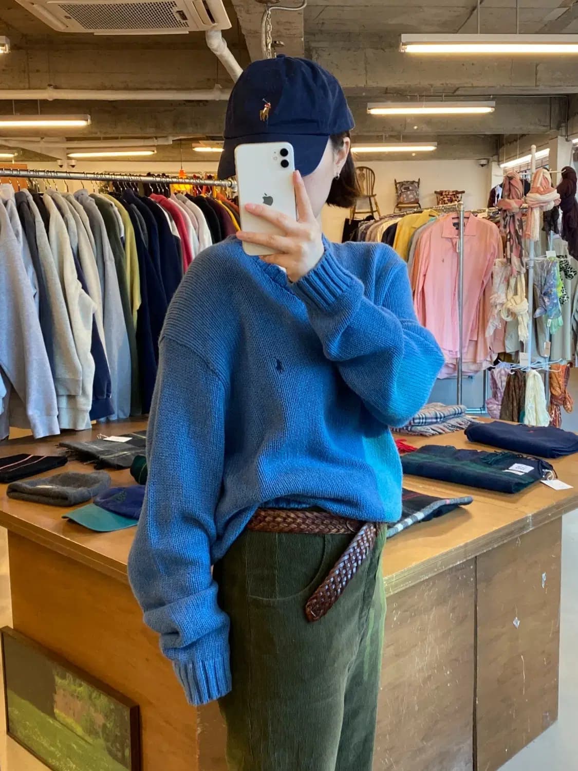 폴로 랄프로렌 브이넥 니트 (Man XL) B0895 상품이미지1