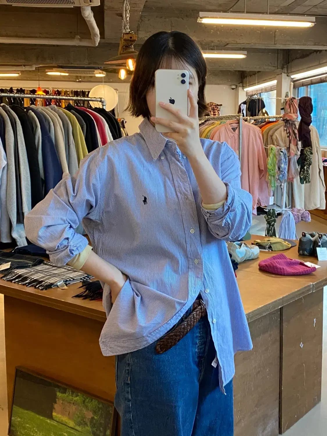 폴로 랄프로렌 스트라이프 셔츠 (Man XL) B0933 상품이미지1