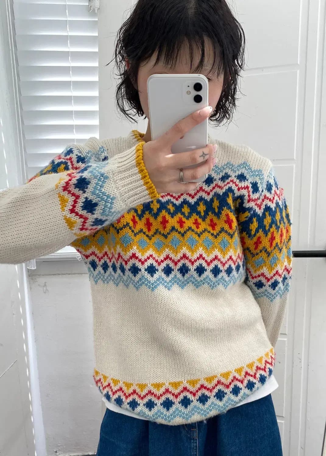 빈티지 노르딕 니트 (Woman L) 12492 상품이미지1