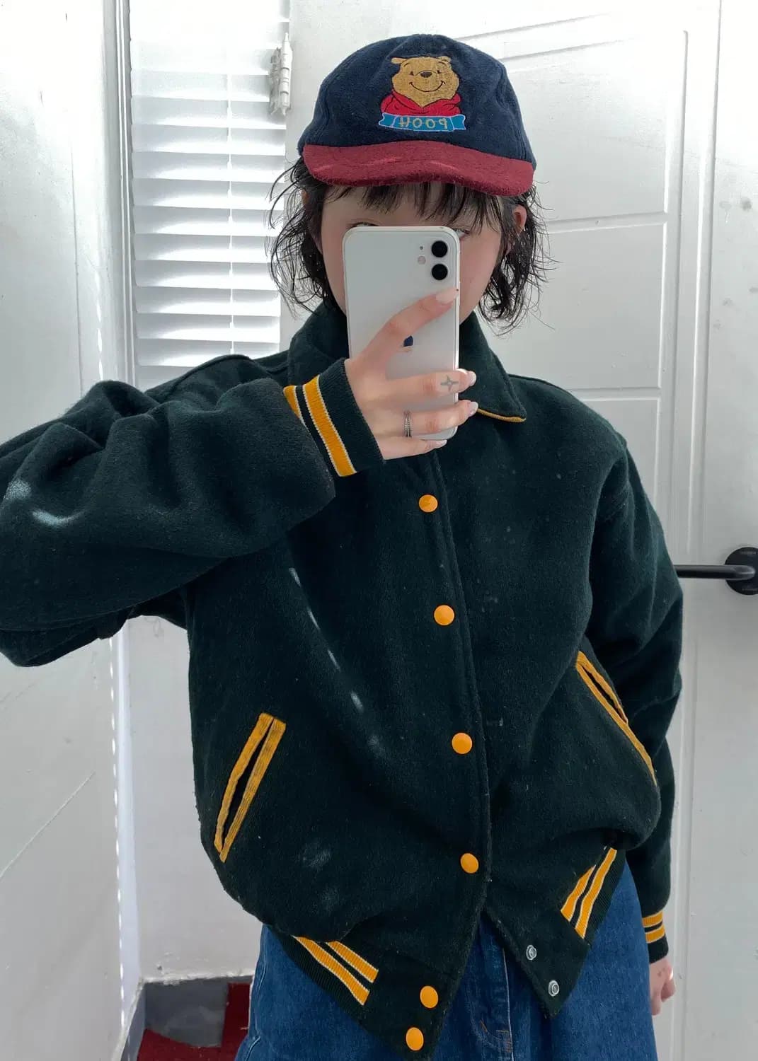 90's USA 바시티자켓 (Man M) 12491 상품이미지1