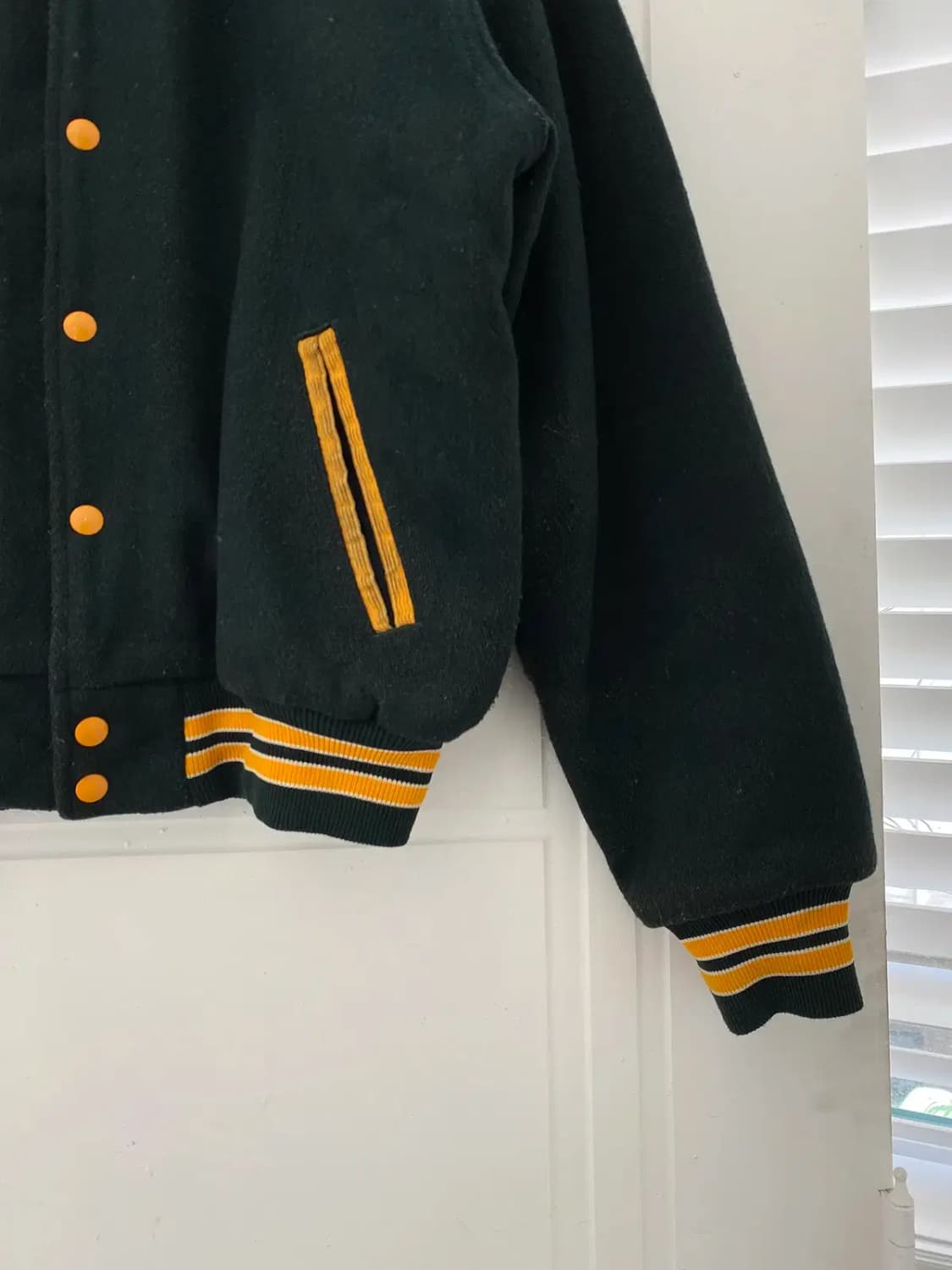 90's USA 바시티자켓 (Man M) 12491 상품이미지5