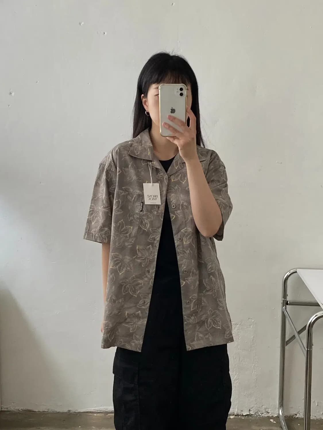 빈티지 패턴 반팔 셔츠 (Man L) 10071 상품이미지1