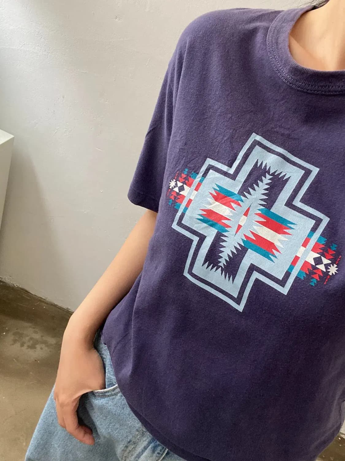 펜들턴 프린팅 반팔 티 (Woman L) 10249 상품이미지1