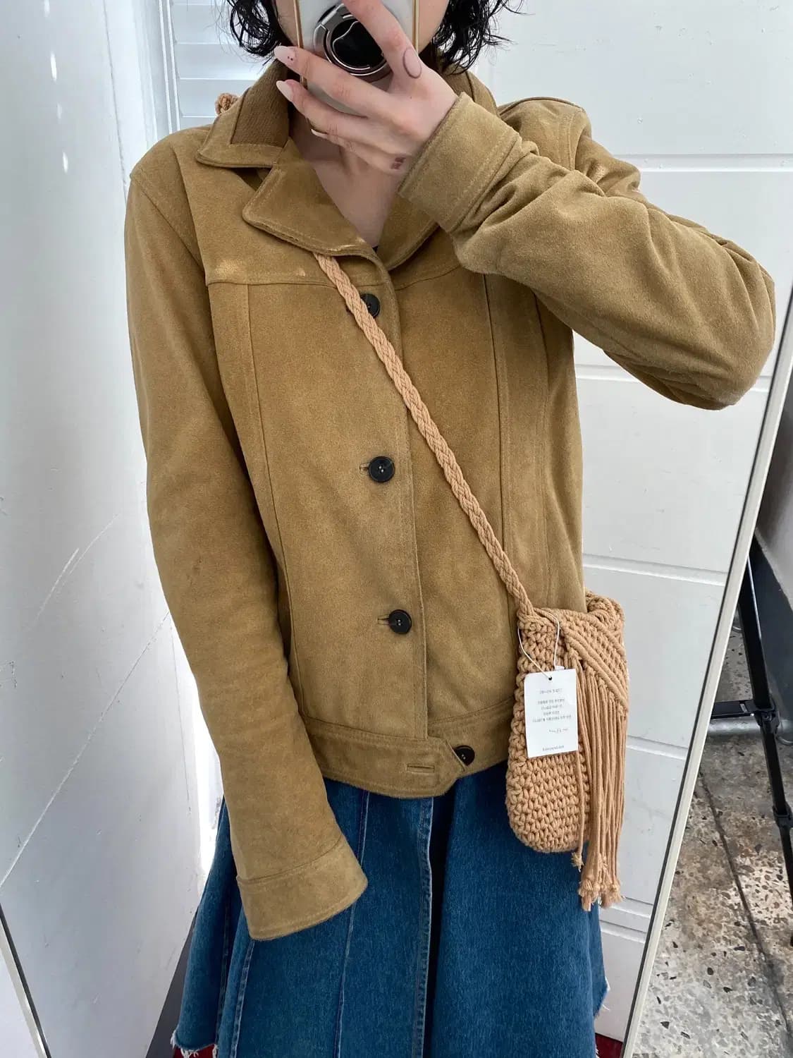 빈티지 스웨이드 자켓 (Man S) 12509 상품이미지1