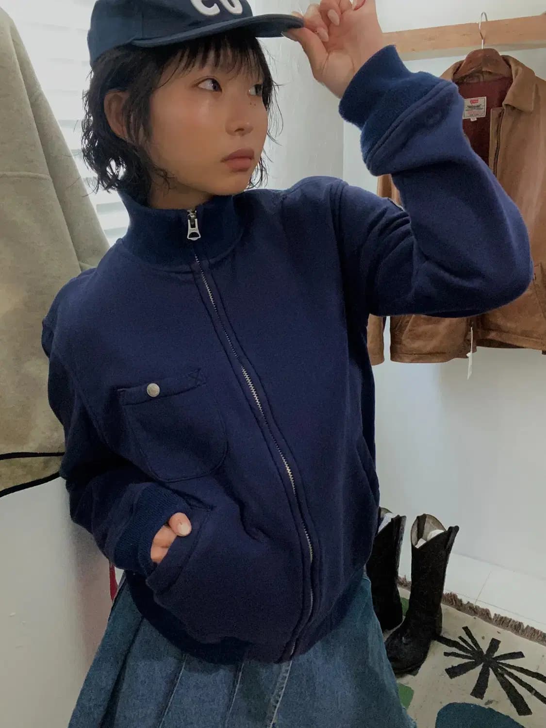 쇼트 집업 자켓 (Man S) 12501 상품이미지1