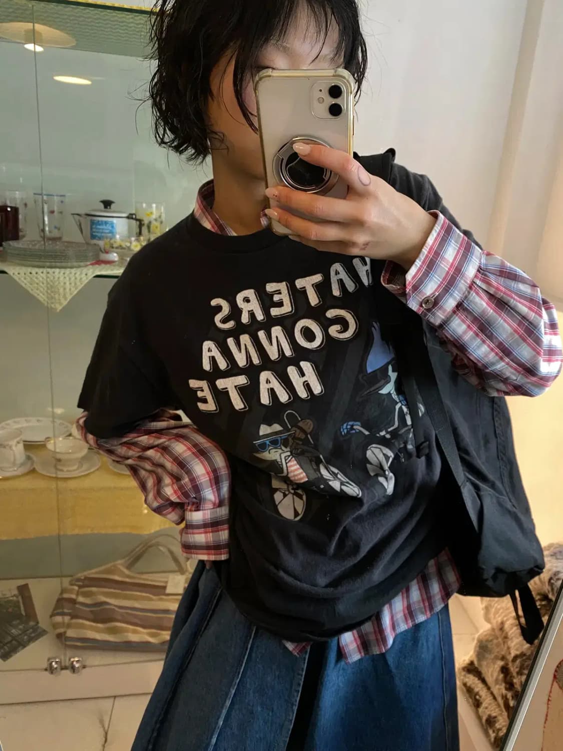 빈티지 프린팅 1/2 티셔츠 (Man M) 12498 상품이미지2