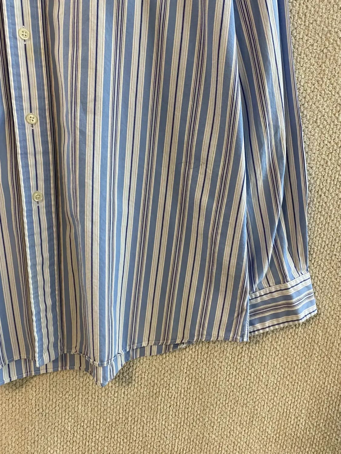 폴로 랄프로렌 세로 스트라이프 셔츠 (Man 2XL) B0938 상품이미지5