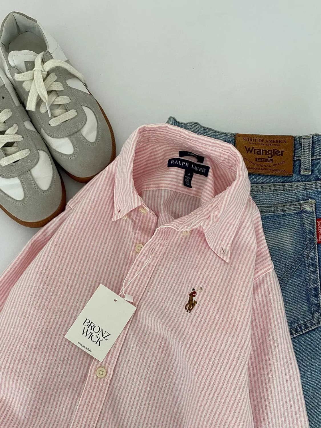 폴로랄프로렌 스트라이프 셔츠 (Woman XS) 10074 상품이미지1