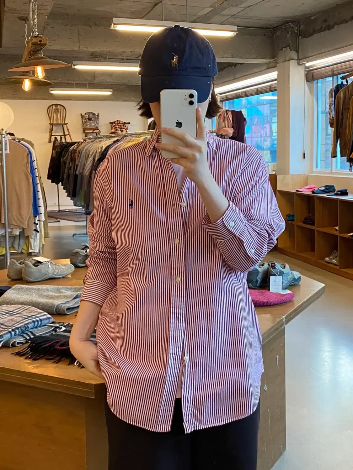 폴로 랄프로렌 스트라이프 셔츠 (Man S) B0964 상품이미지2