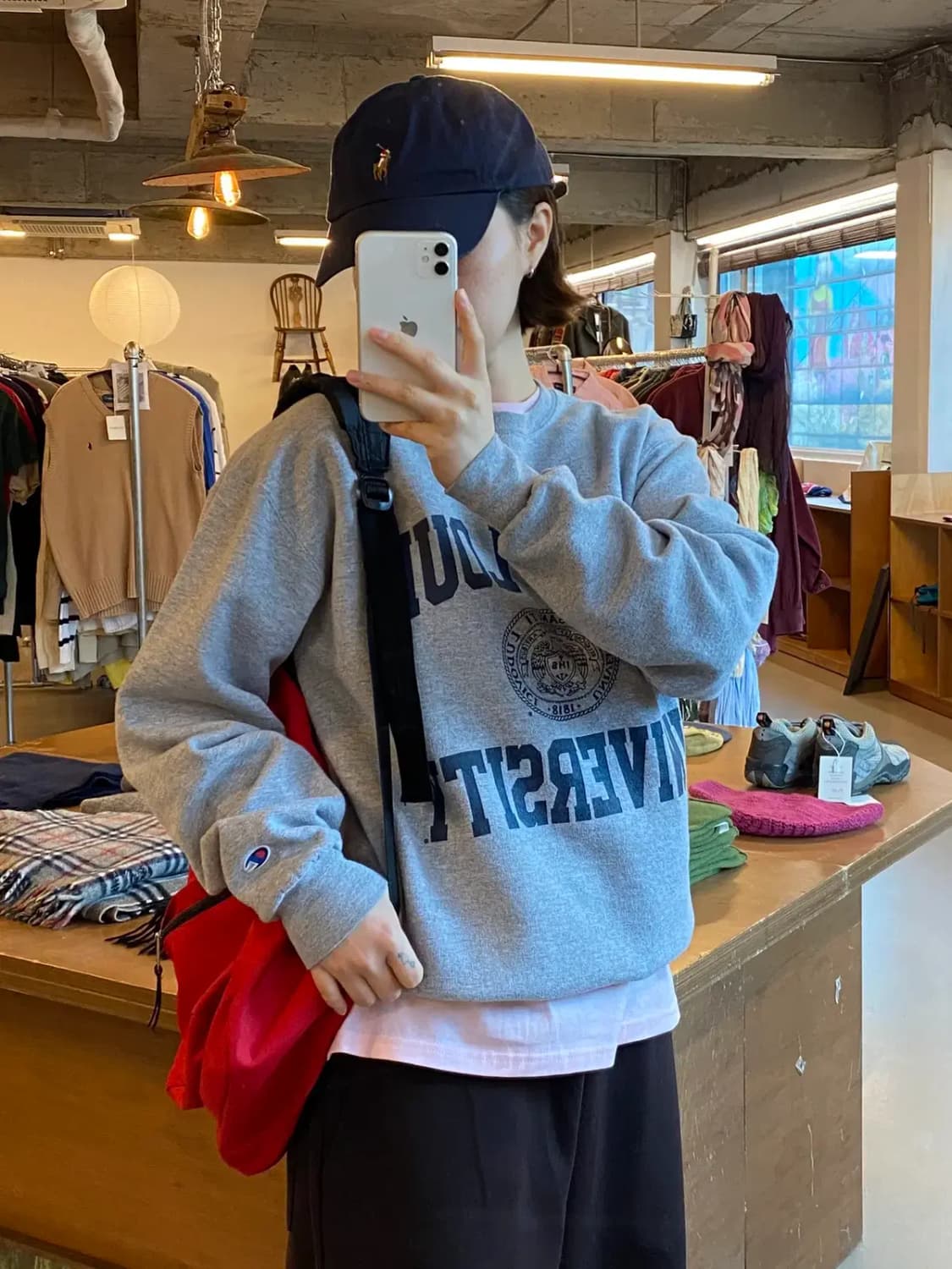 챔피온 프린팅 맨투맨 (Man M) B0961 상품이미지2