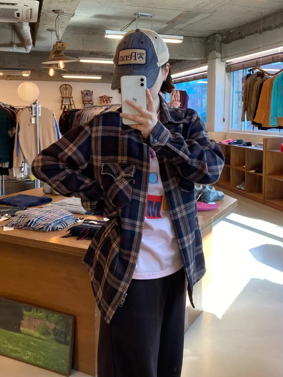 리바이스 체크 투웨이 자켓 (Man M) B0956 상품이미지1