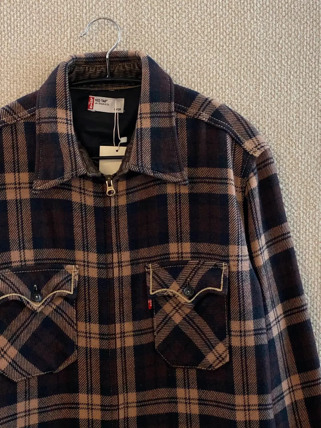 리바이스 체크 투웨이 자켓 (Man M) B0956 상품이미지3