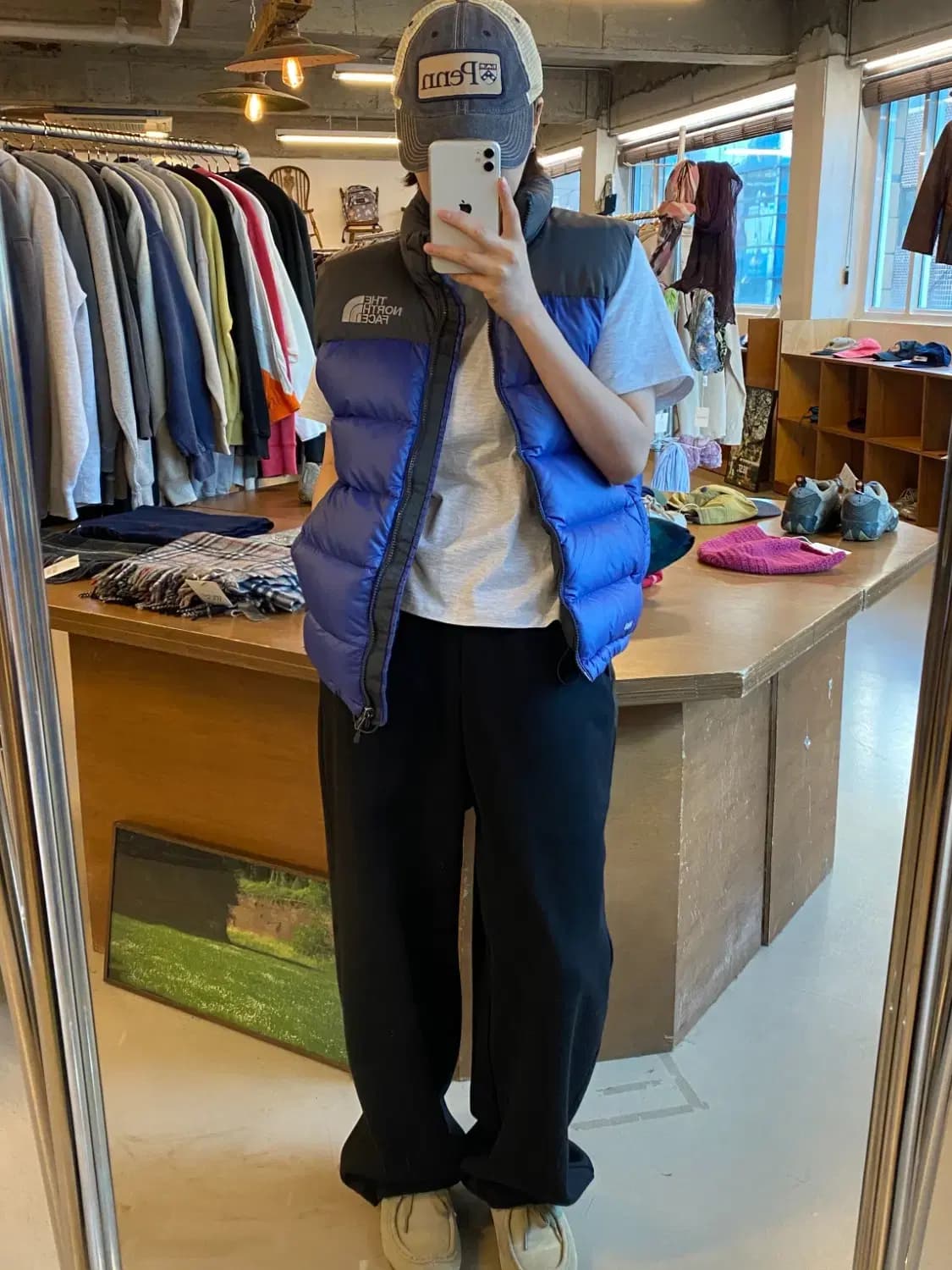 노스페이스 조끼 패딩 (Woman M~L) B0948 상품이미지1